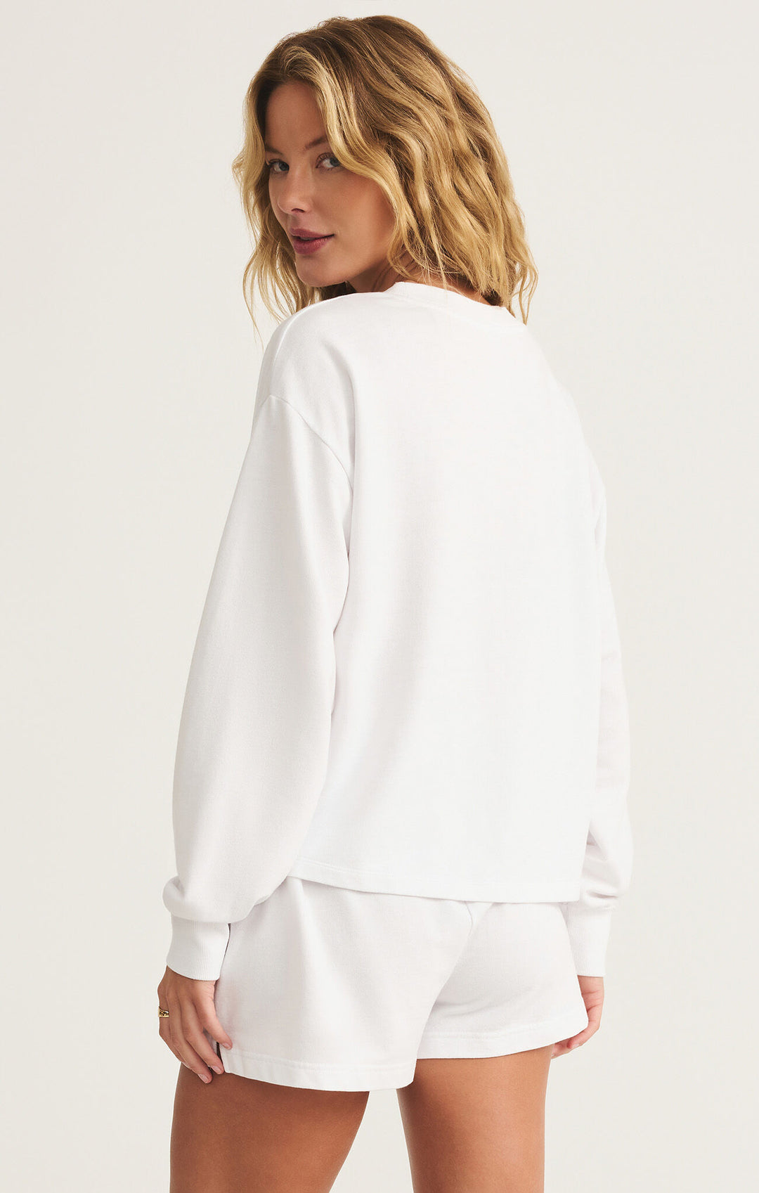 Z Supply Ellis Sweatshirt in White