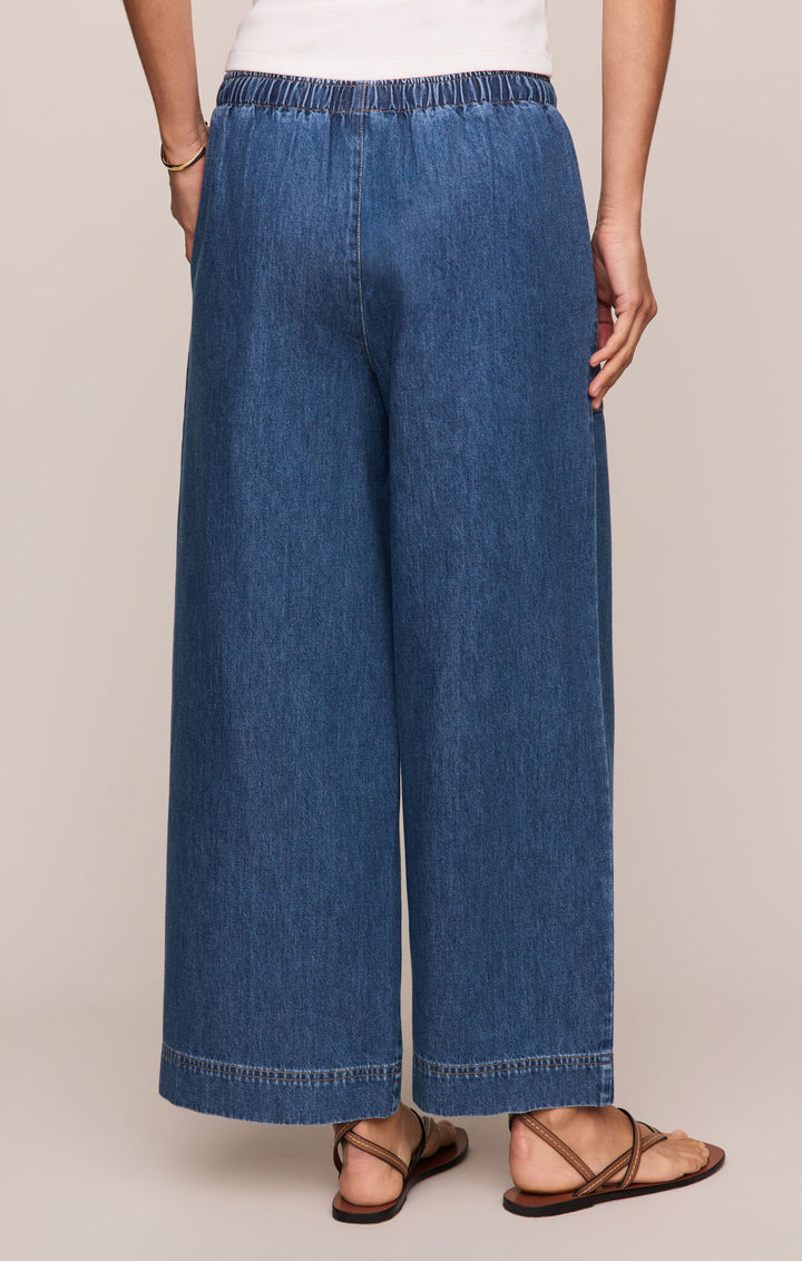 Z Supply Daycation Denim Utility Pant in Deep Water