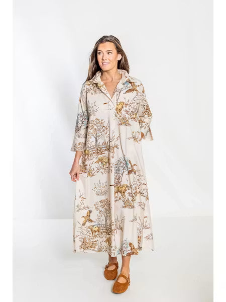 House Of MBR Maple Field & Feather© Ruthie Shirt Dress Long
