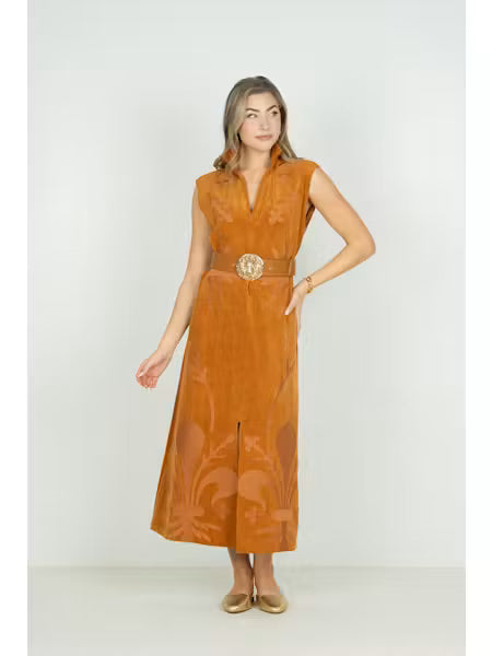 Emily McCarthy Roma Dress in Pecan