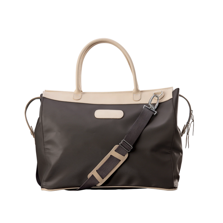Jon Hart Burleson Bag in Espresso Coated Canvas