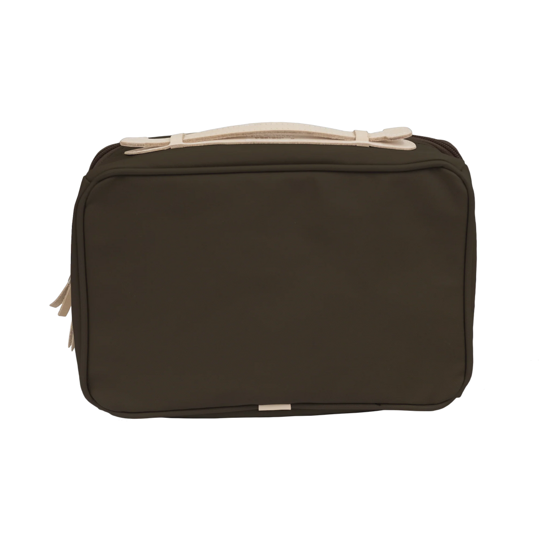Jon Hart Large Travel Kit in Espresso Coated Canvas