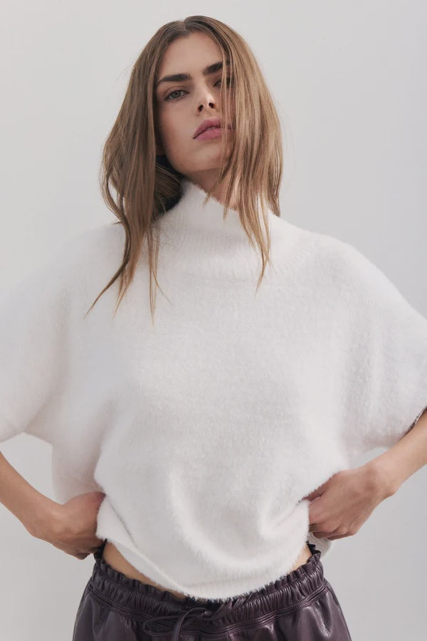 Melissa Nepton Jovani Sweater in Winter White