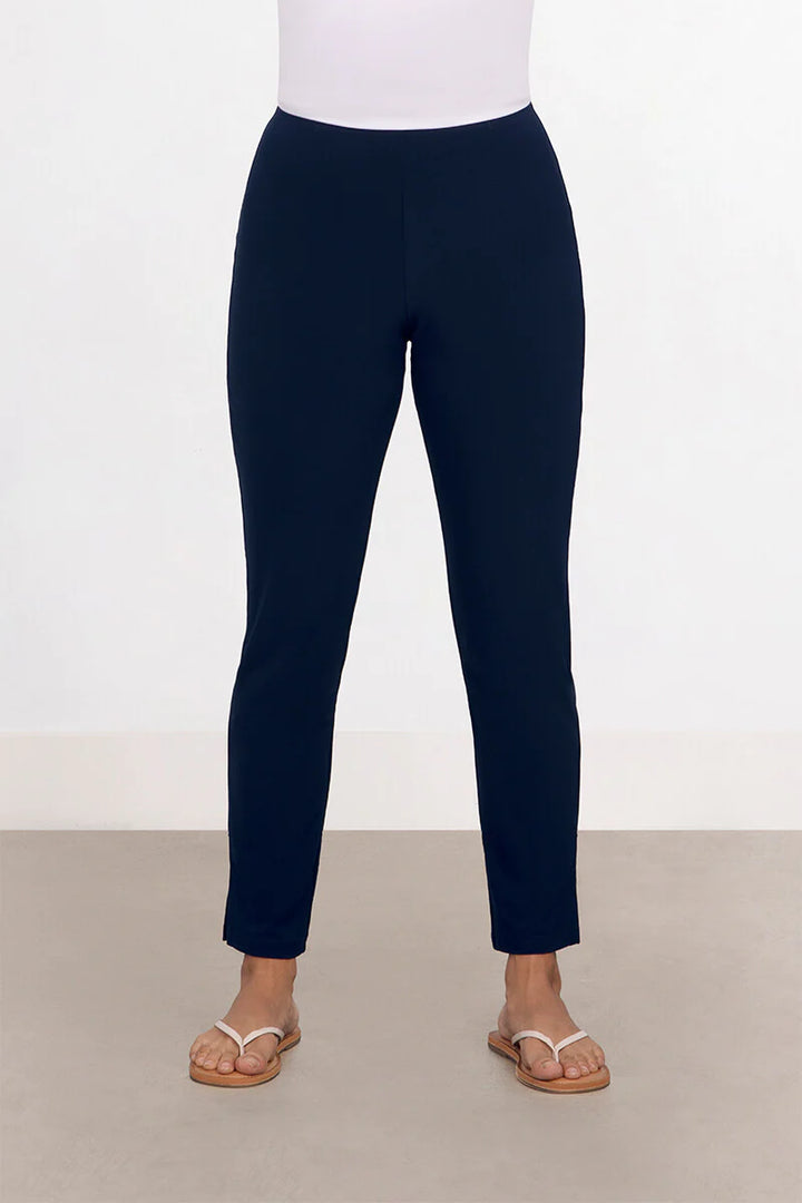 Sympli Narrow Pant Midi in Navy