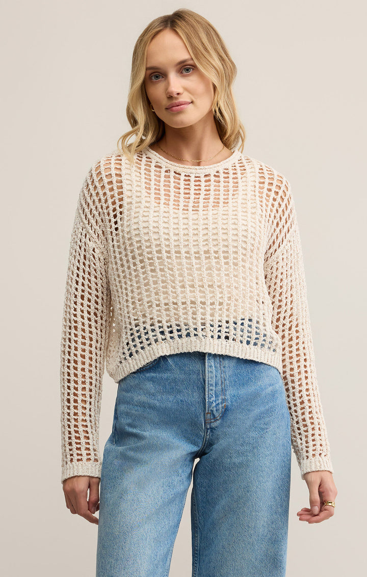 Z Supply Felix Sweater in Crystal