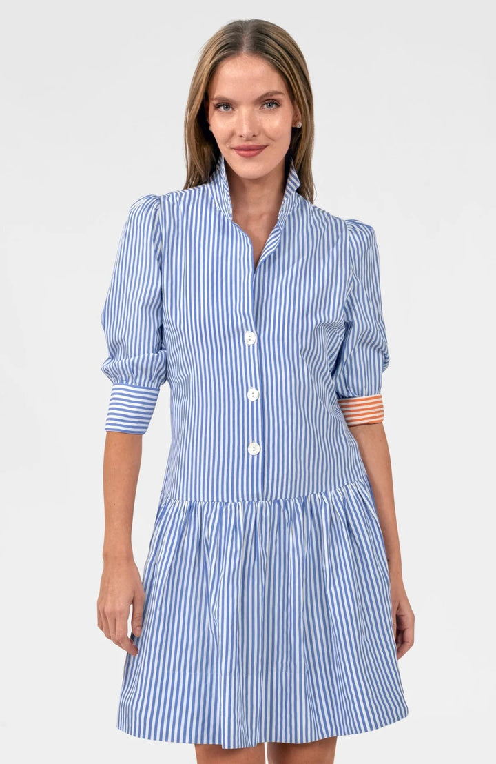 Gretchen Scott So Sweet Dress - Periwinkle Stripe