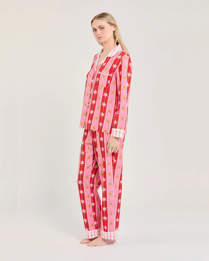 Tree Topper Long Sleeve Pajama Pants Set