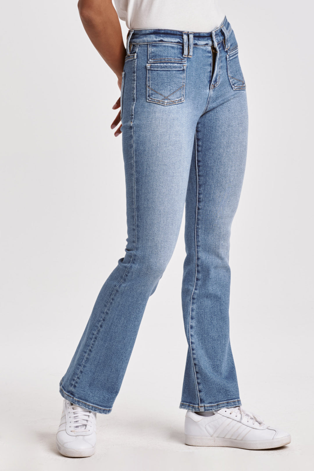 Dear John Jaxtyn High Rise Bootcut Jeans in Louisiana