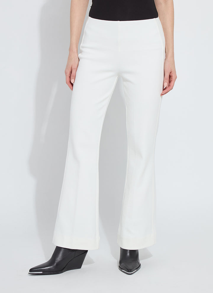 Lysse Alma Hi Waist Cavalry Trouser in Snow White