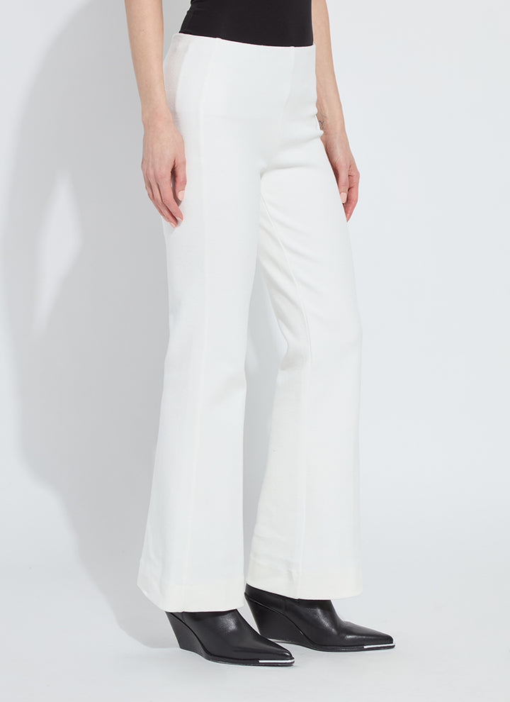 Lysse Alma Hi Waist Cavalry Trouser in Snow White