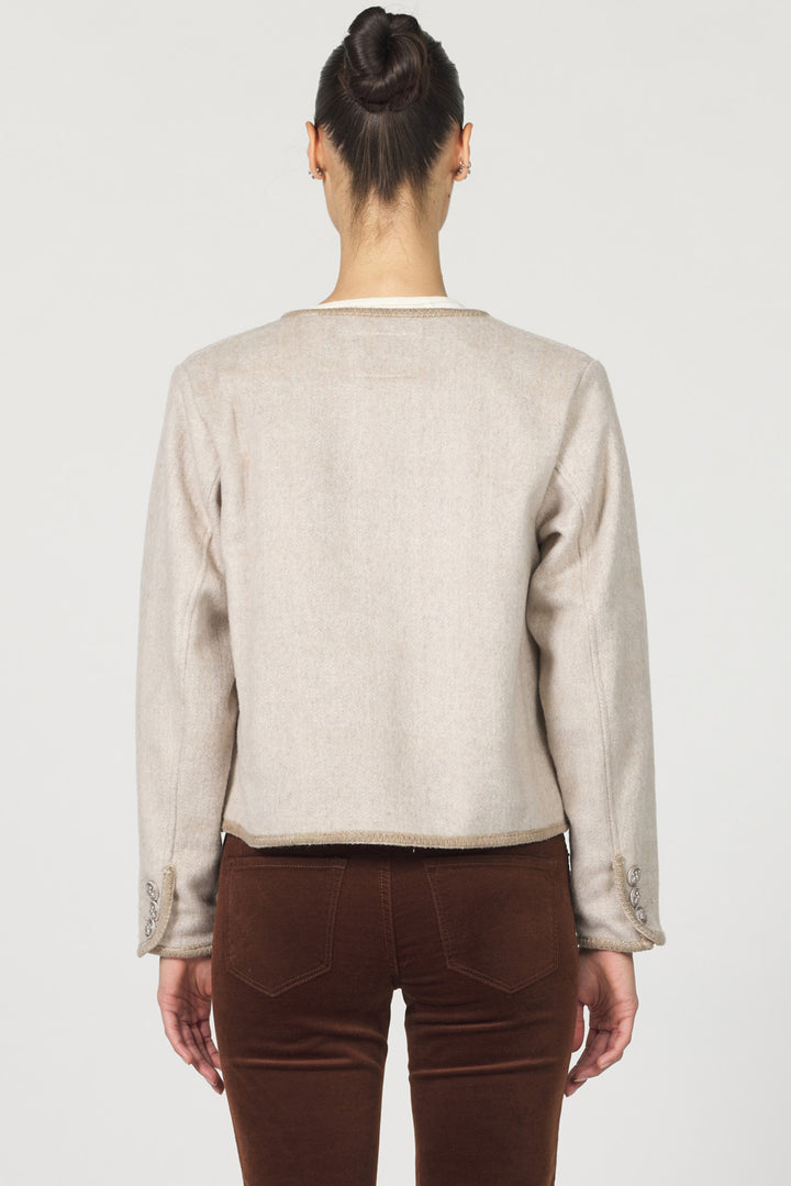 Dear John Apple Jacket in Cream Latte