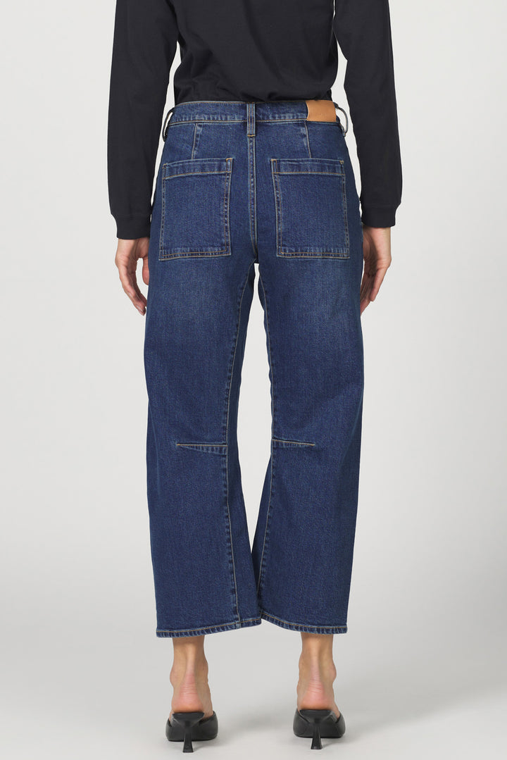 Dear John Lasso High Rise Clean Hem Denim Jean in Denali