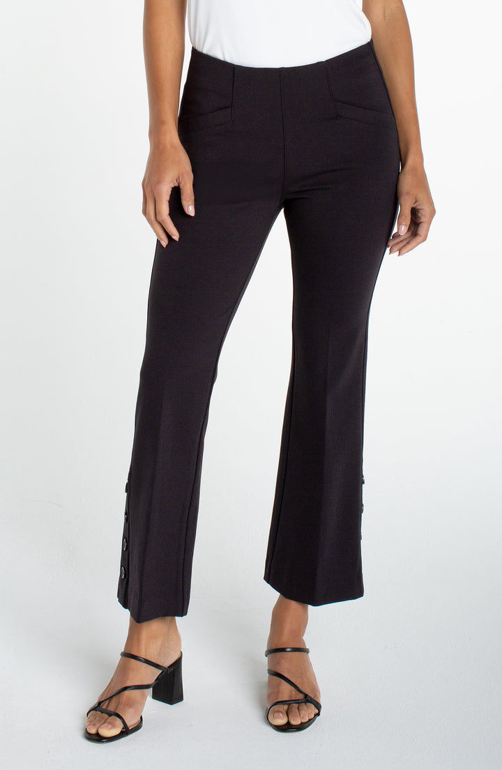Liverpool Los Angeles Stella Pull-On Kick Flare in Black