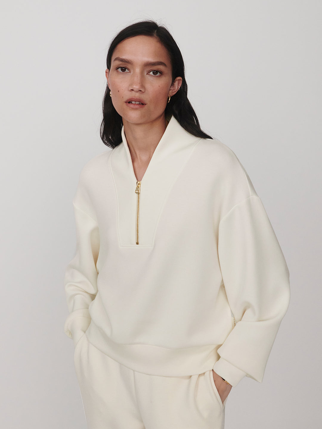 Varley Davidson Sweat in Pristine