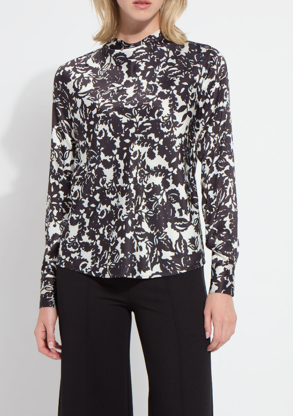Lysse Evan Crystal Embellished Bias Top in Dreamscape