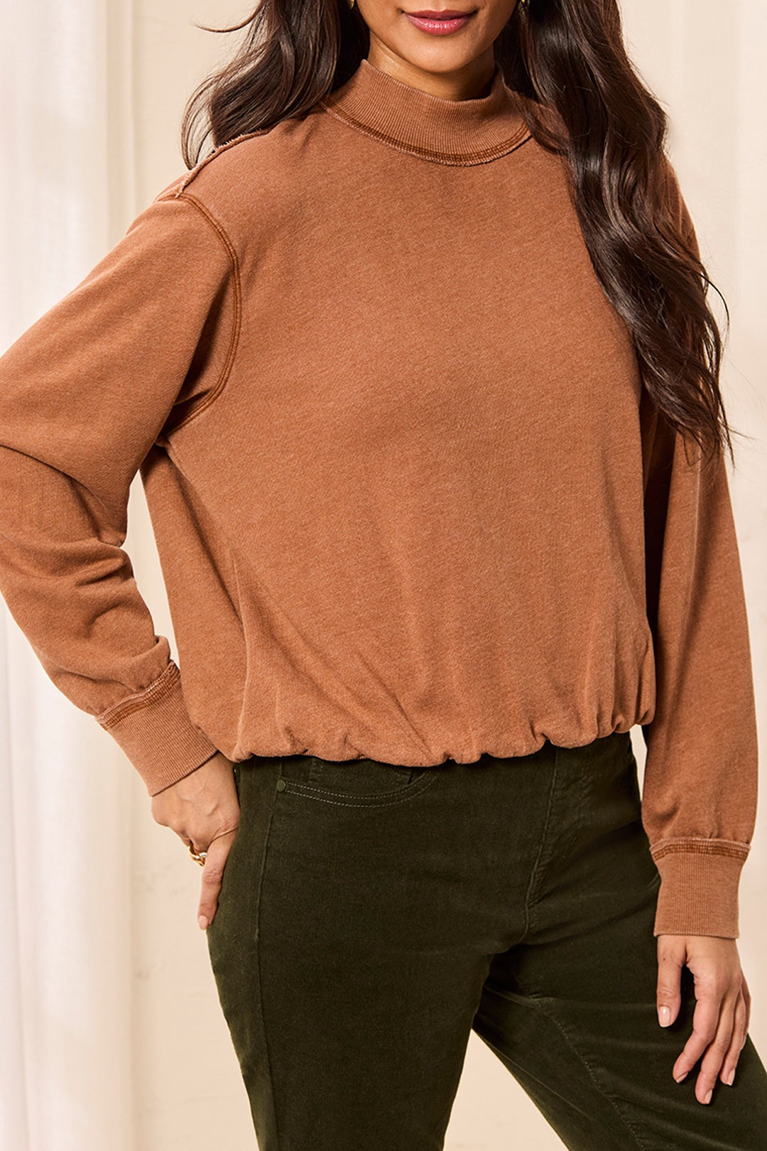 Tribal Bubble Sweatshirt in Hazelwood