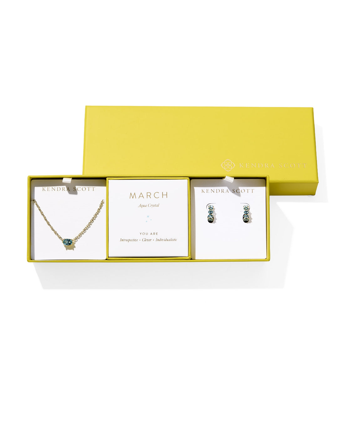 Kendra Scott Cailin Gold Birthstone Gift Set- March
