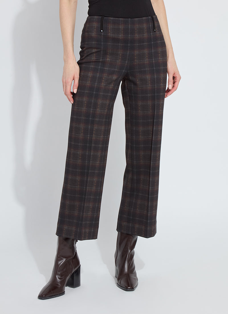 Lysse Livia Crop Pant in Dublin Plaid