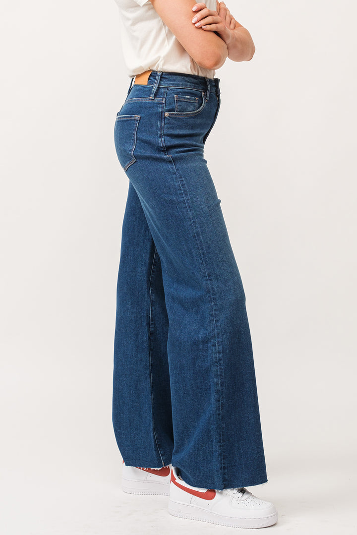 Dear John Fiona High Rise Wide Leg Jean in Borealis