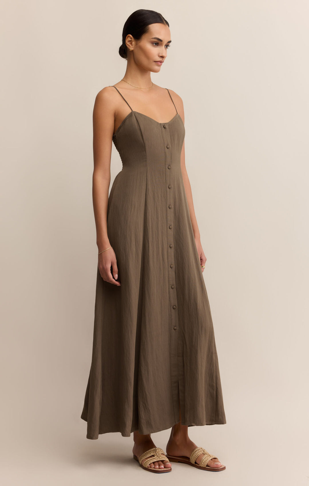 Z Supply Angel Eyes Midi Dress in Tiki