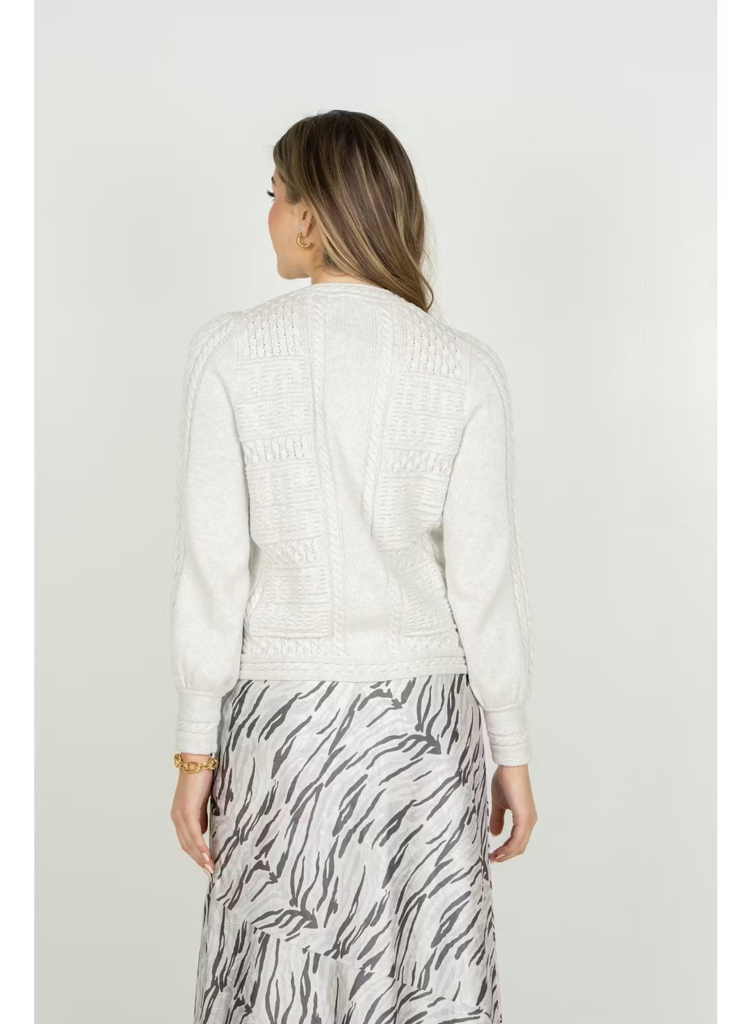 Emily McCarthy Chloe Cardigan in Carrara