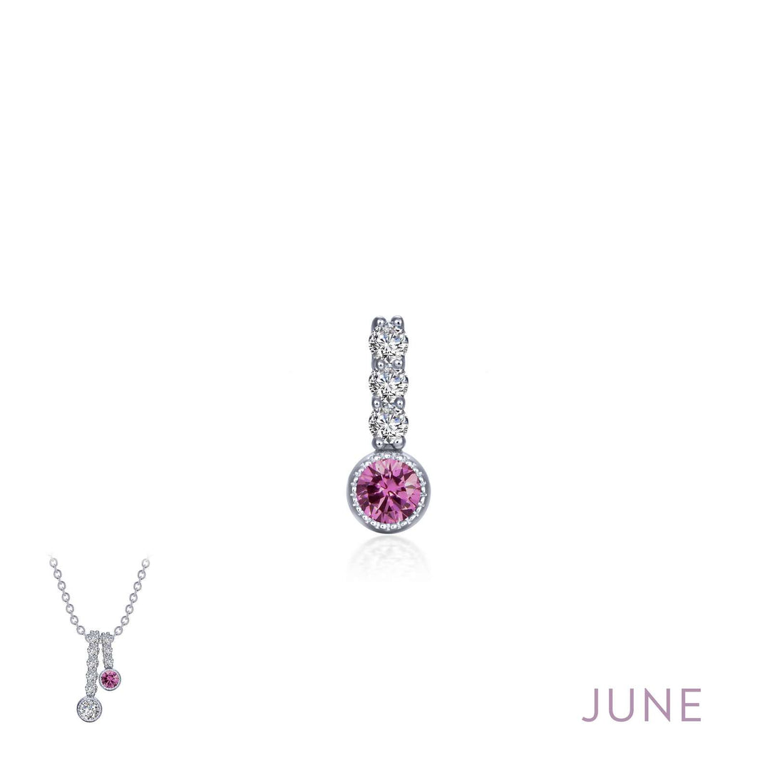 Lafonn June Birthstone Love Pendant