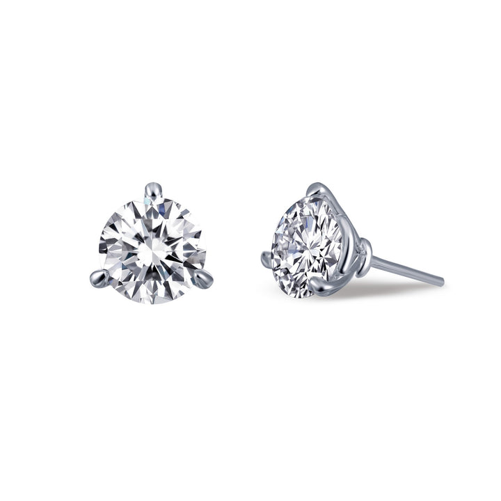 Lafonn 2.5 CTW Prong Martini Stud Earrings