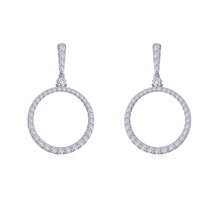 Lafonn Open Circle Drop Earrings