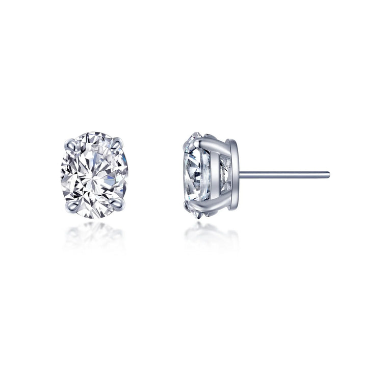 Lafonn Oval Solitaire Stud Earrings