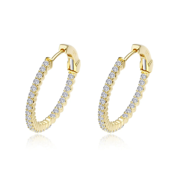 Lafonn 25 mm Hoop Earrings in Gold