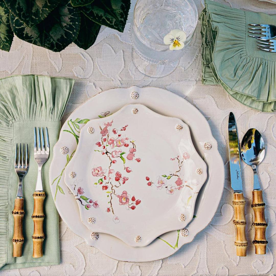 Juliska Berry & Thread Floral Sketch Salad Plate - Cherry Blossom