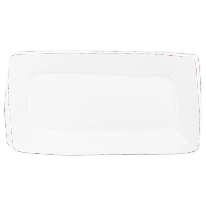 VIETRI LASTRA RECTANGULAR PLATTER in White