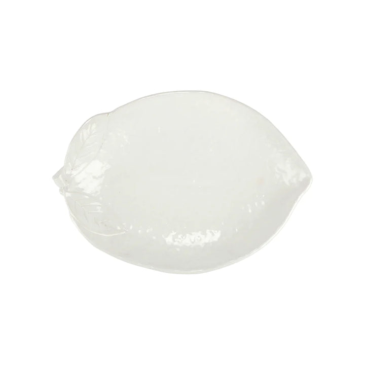 Vietri LIMONI WHITE FIGURAL LEMON PLATTER