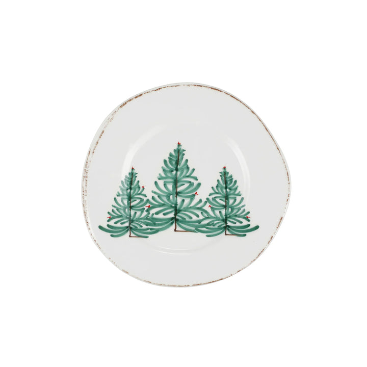 VIETRI MELAMINE LASTRA HOLIDAY SALAD PLATE