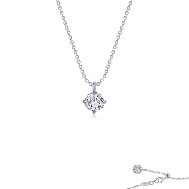 Lafonn Solitaire 0.9 CTW Pendant Necklace