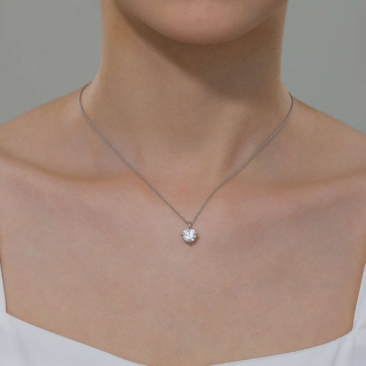 Lafonn Round Solitaire Necklace