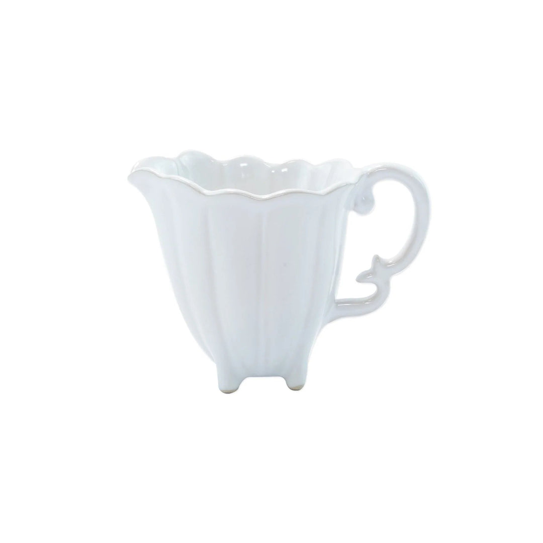 VIETRI Incanto White Stripe Stripe Creamer