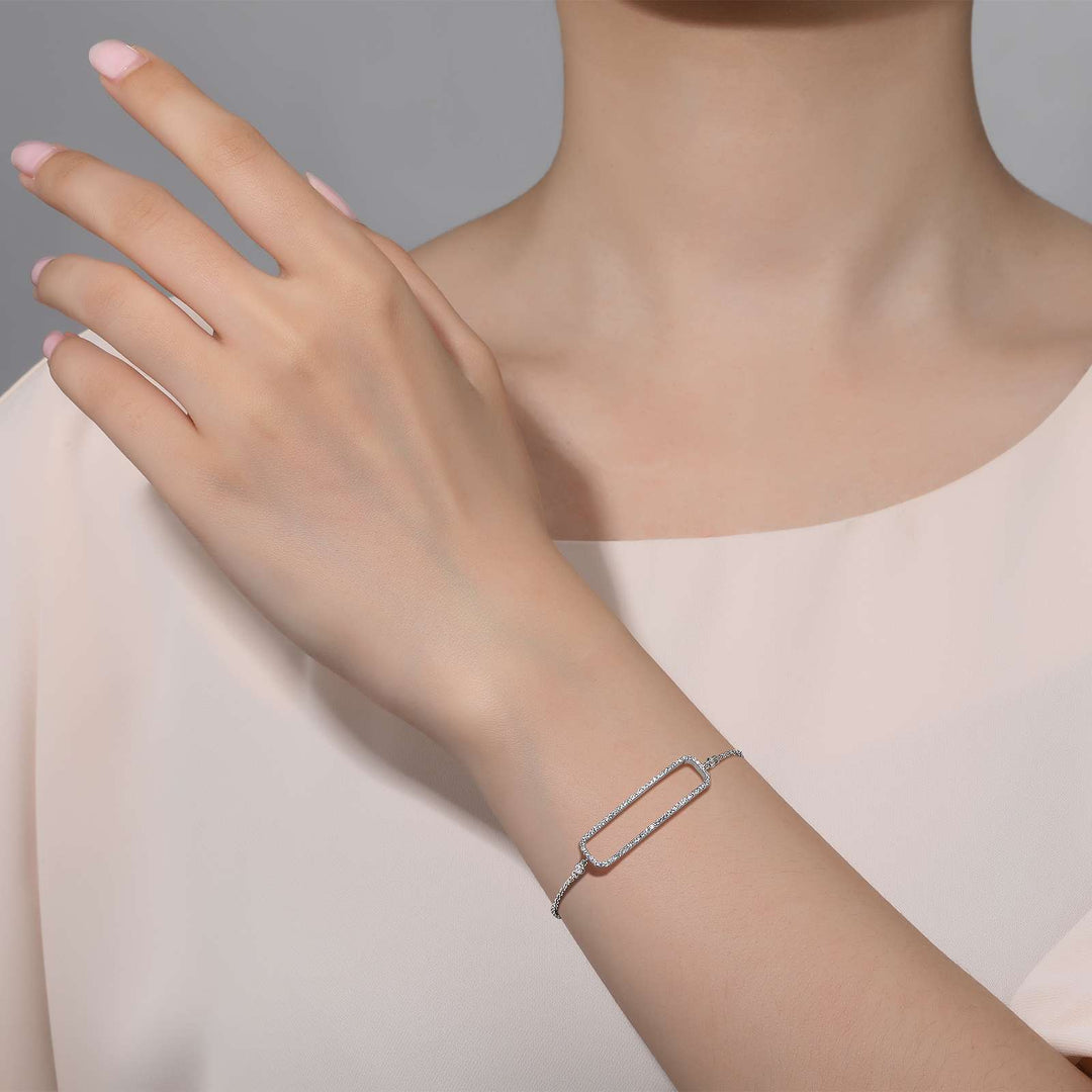 Lafonn Open Rectangle Bracelet