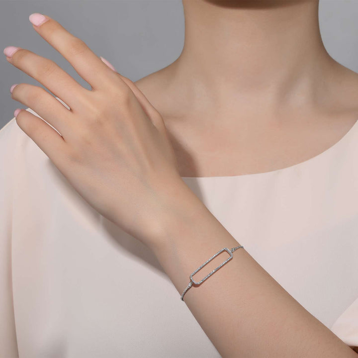 Lafonn Open Rectangle Bracelet